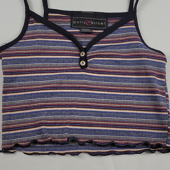 Polly & Esther striped crop top - Picture 2 of 3